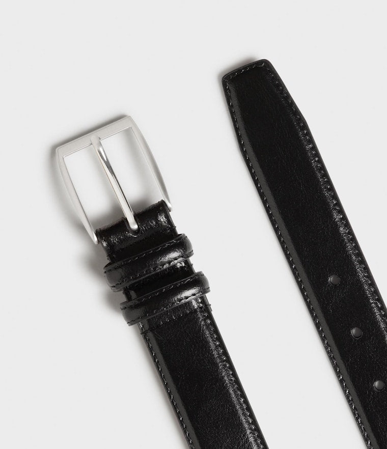 Saddler Roskilde Läderbälte - Svart - 85