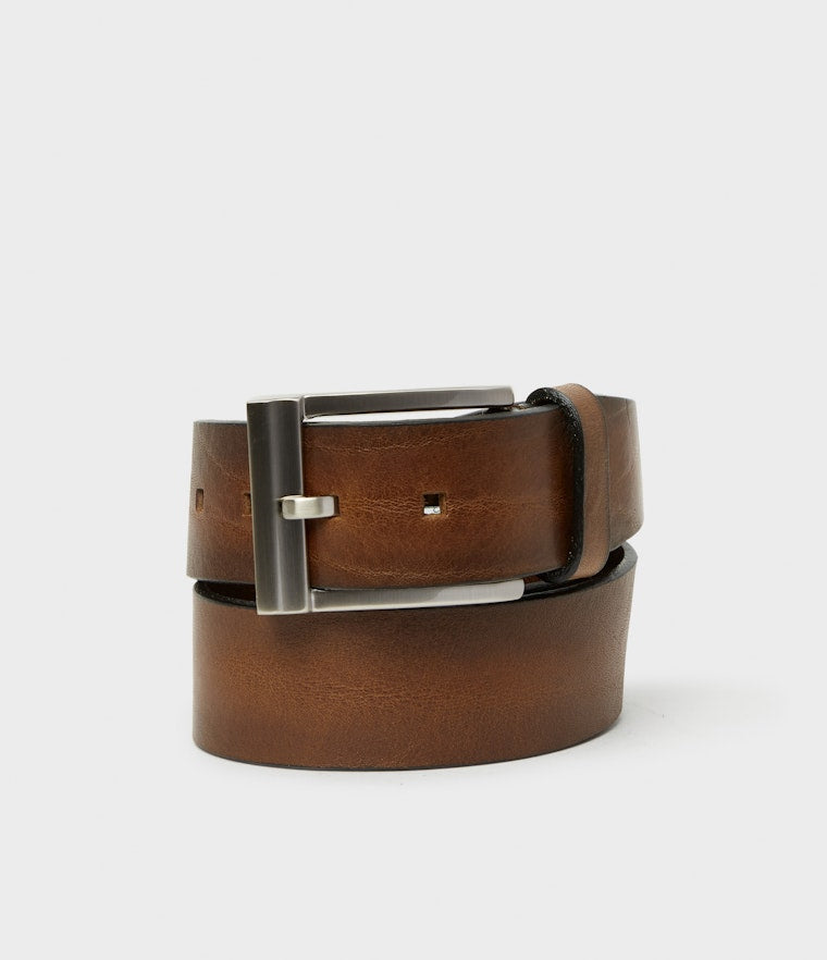 Saddler Ebeltoft Läderbälte - Brun - 85