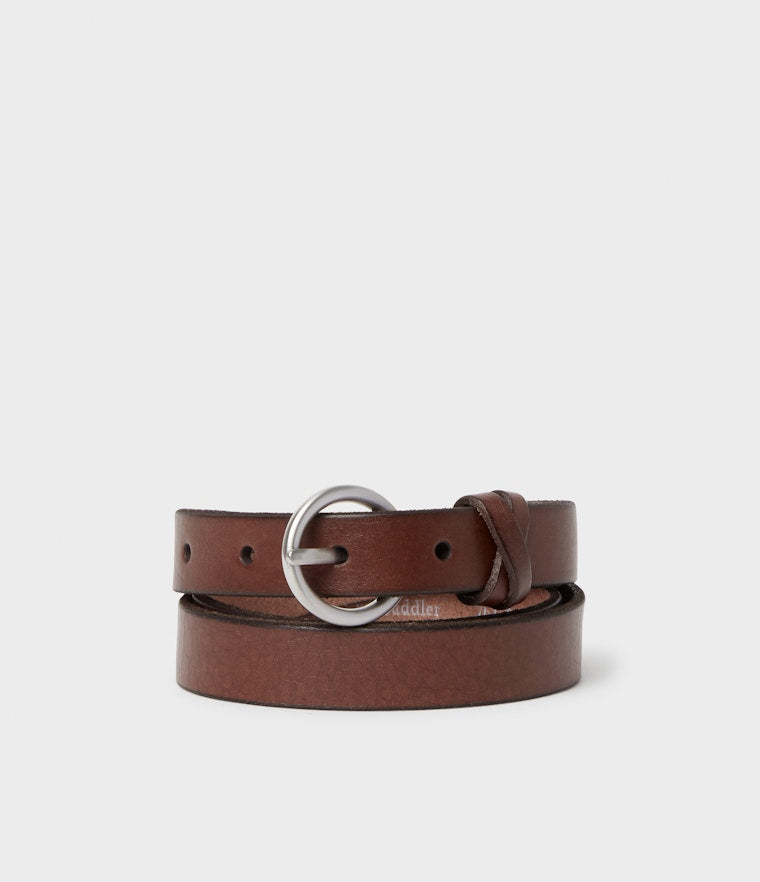 Saddler Esbjerg Läderbälte - Brun - 80