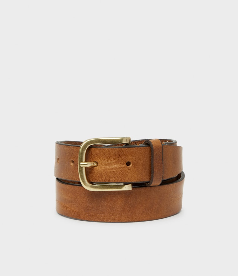 Saddler Epping Läderbälte - Ljusbrun - 80
