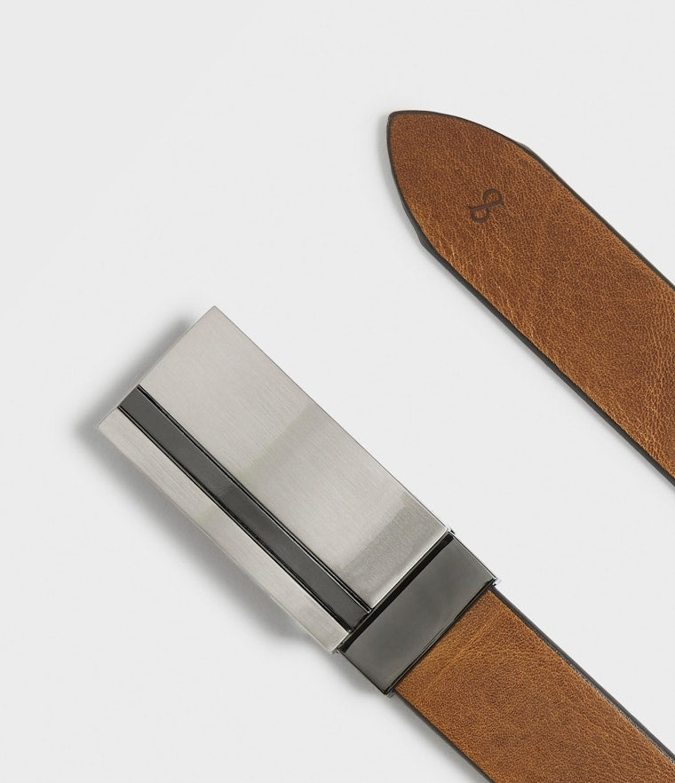 Saddler Thisted Läderbälte - Brun - 85