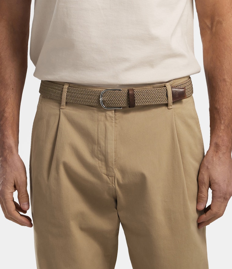 Saddler Ekberg textilbälte - Beige - 85