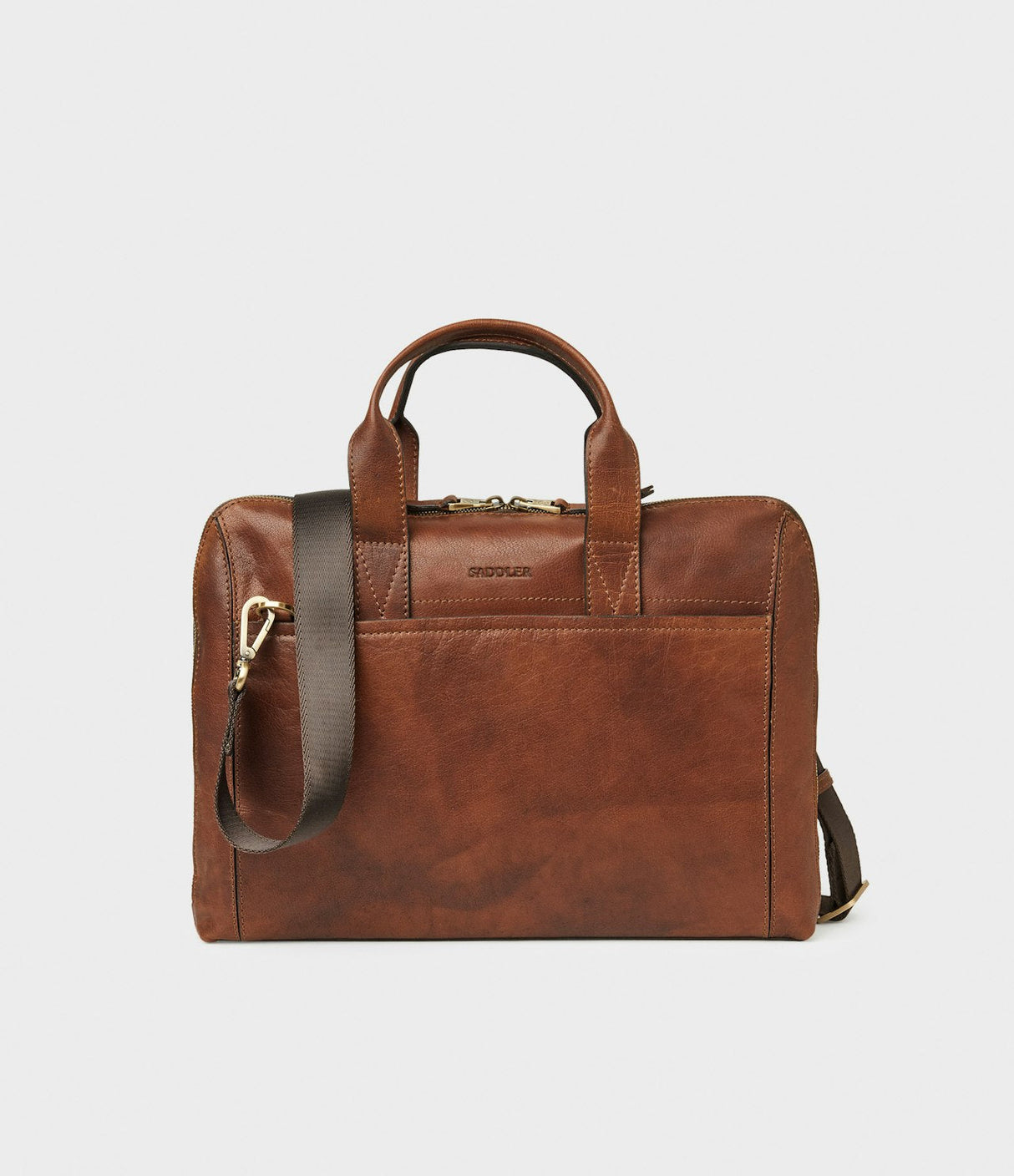 Saddler Gustav Datorväska 15" - Brun