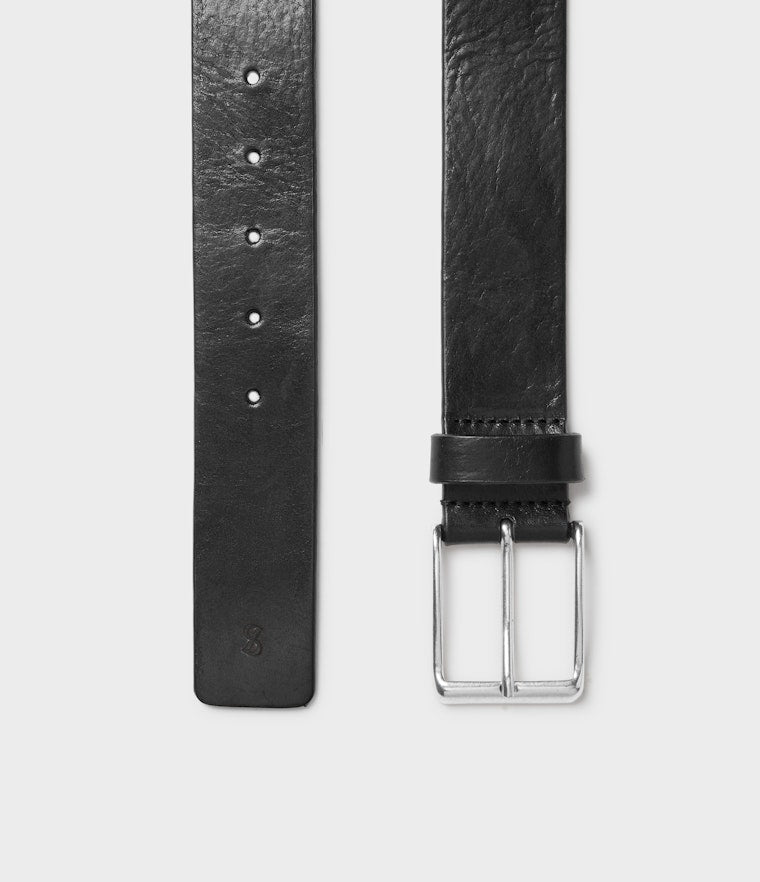 Saddler Hermann Läderbälte - Svart - 85
