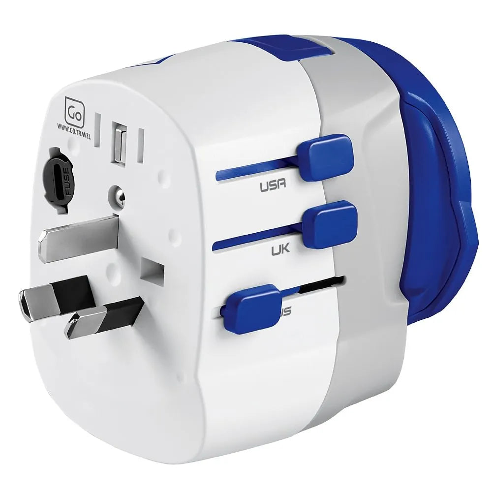 Go Travel - Worldwide USB-A & C Reseadapter