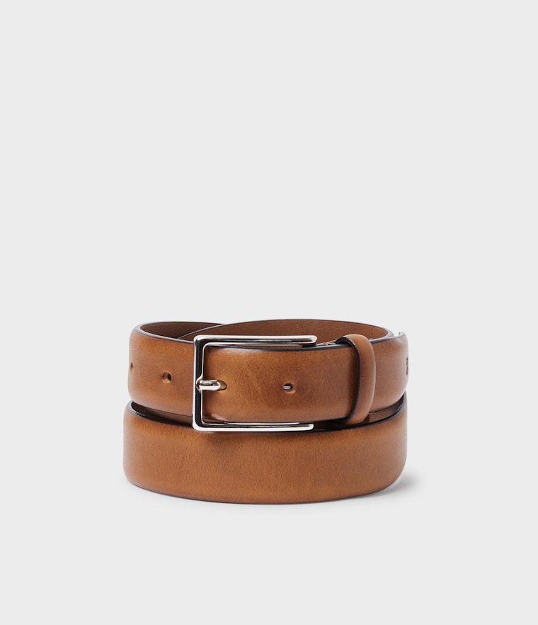 Saddler Flen Läderbälte - Brun - 85