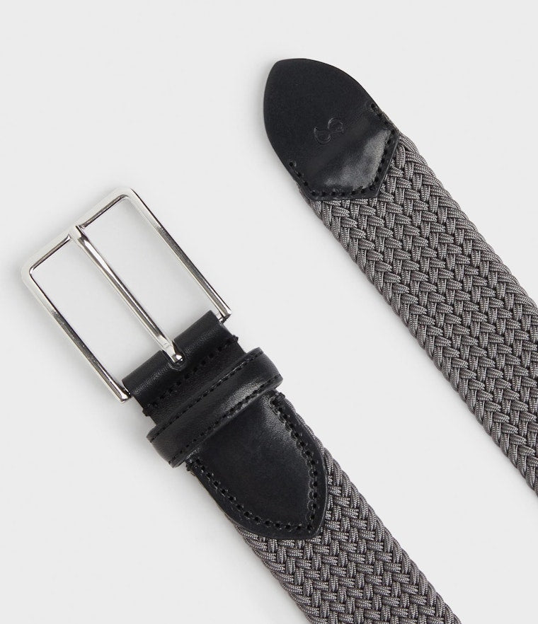 Saddler Marstrand textilbälte - Grå - 80