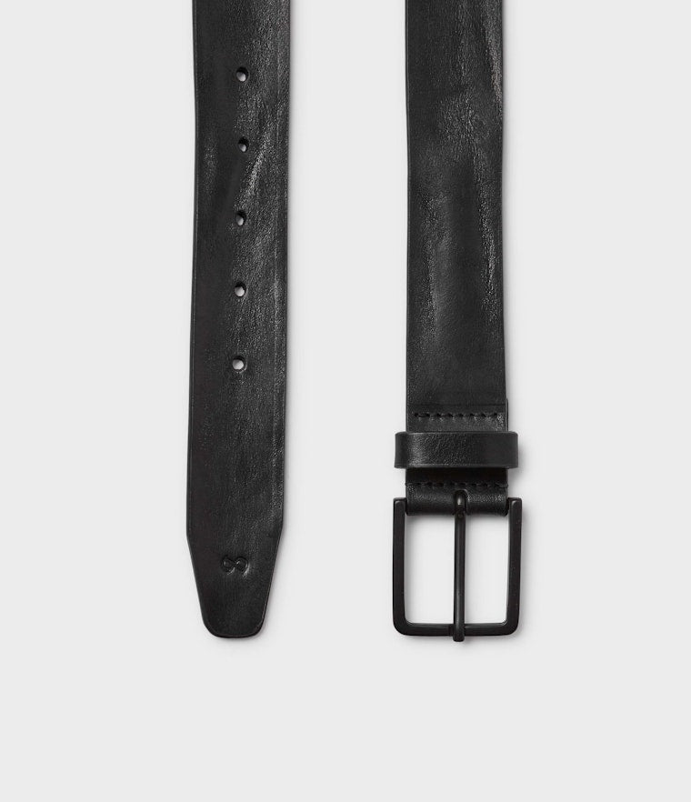 Saddler Montevideo Läderbälte - Svart - 80