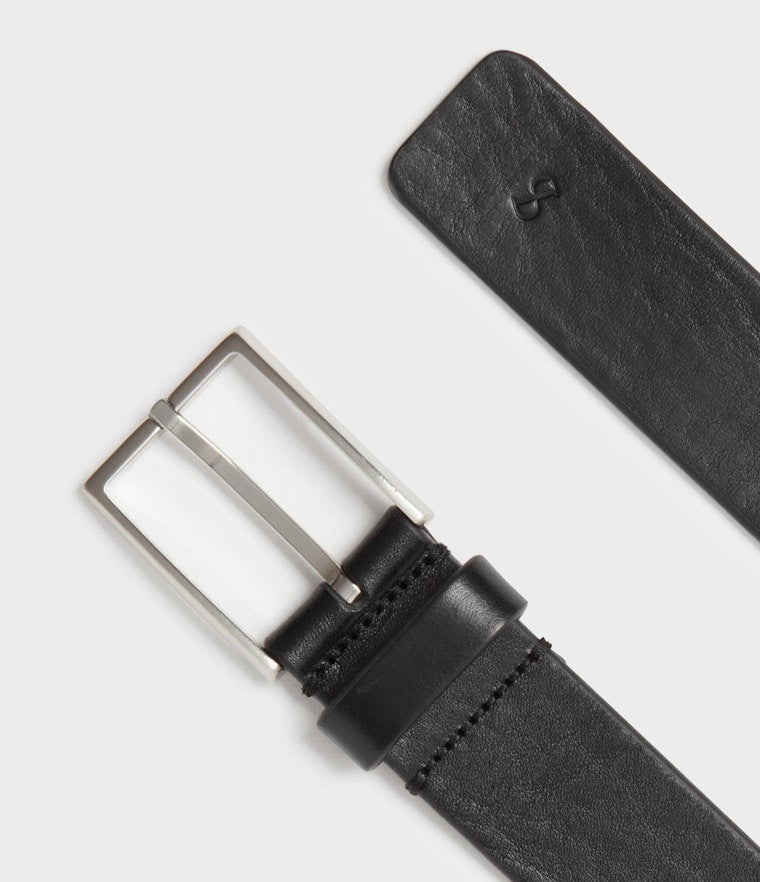 Saddler Manuel Läderbälte - Svart - 85
