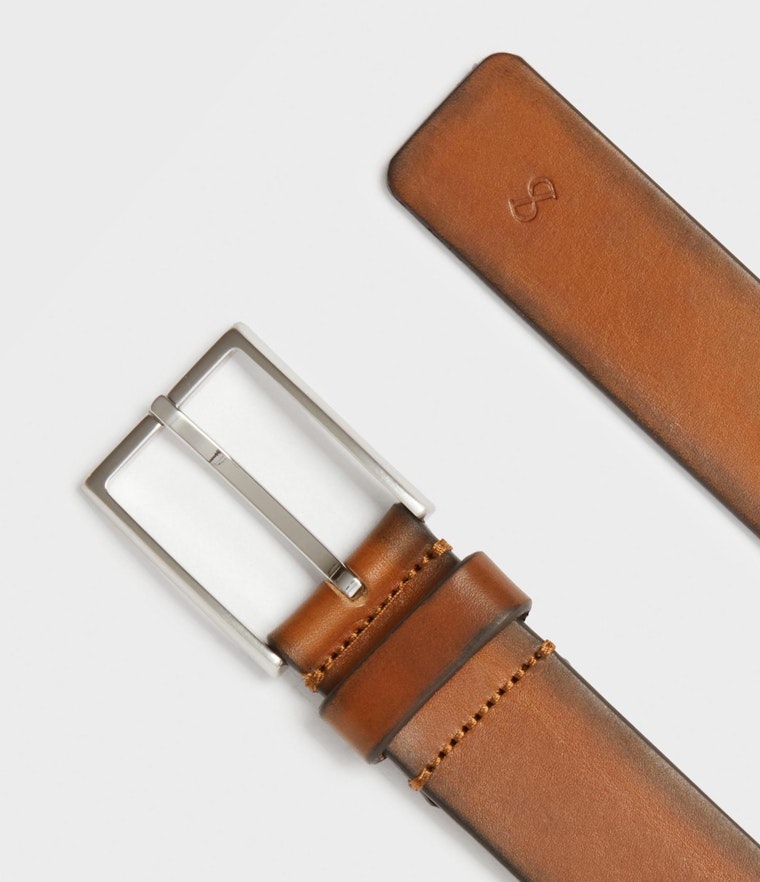 Saddler Manuel Läderbälte - Brun - 85