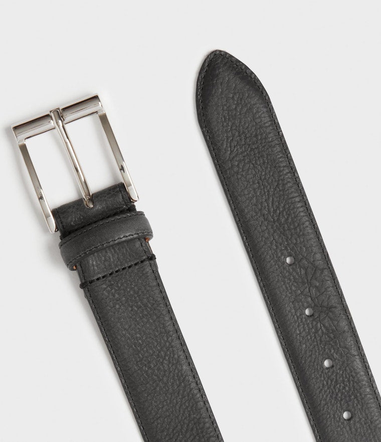 Saddler Trama Läderbälte - Svart - 85