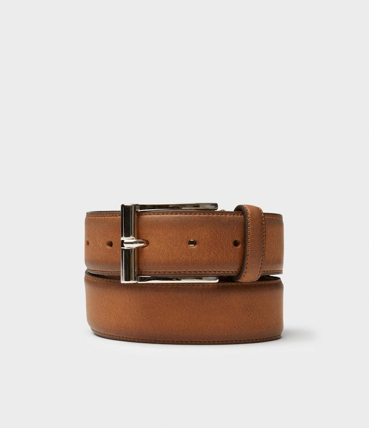 Saddler Trama Läderbälte - Brun - 85