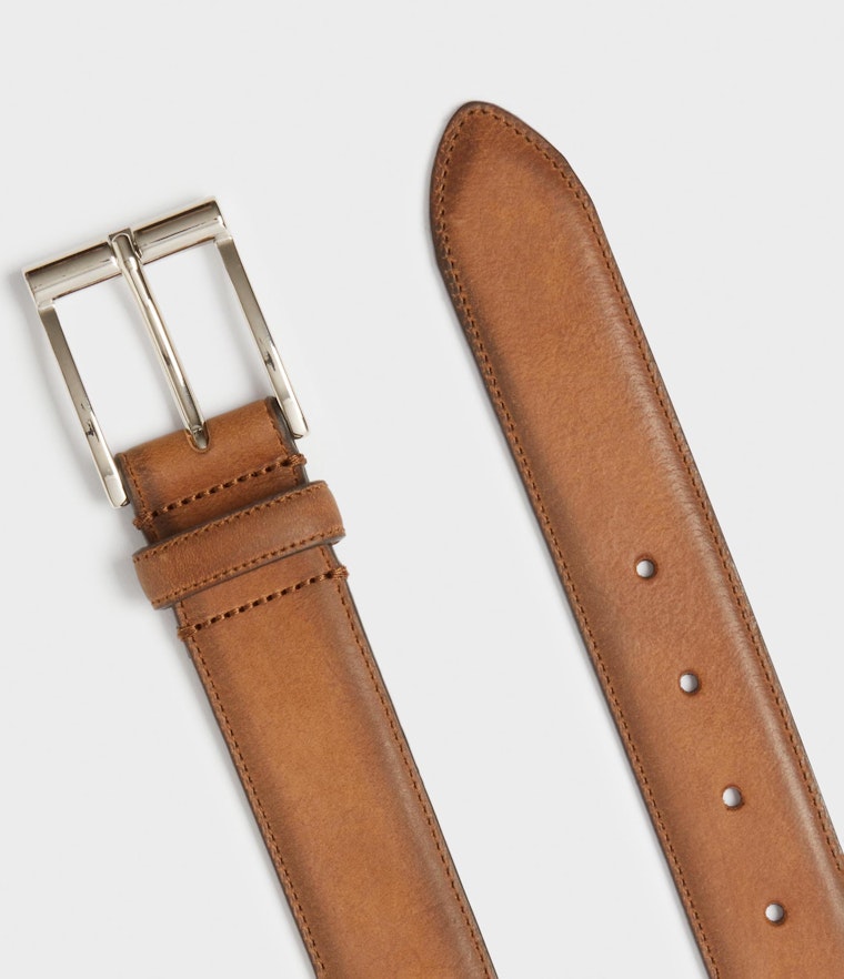 Saddler Trama Läderbälte - Brun - 85