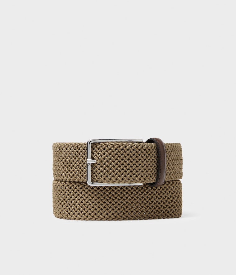 Saddler West Textilbälte - Beige - 85