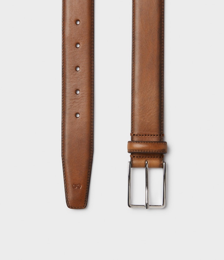 Saddler Dosso Läderbälte - Brun - 85
