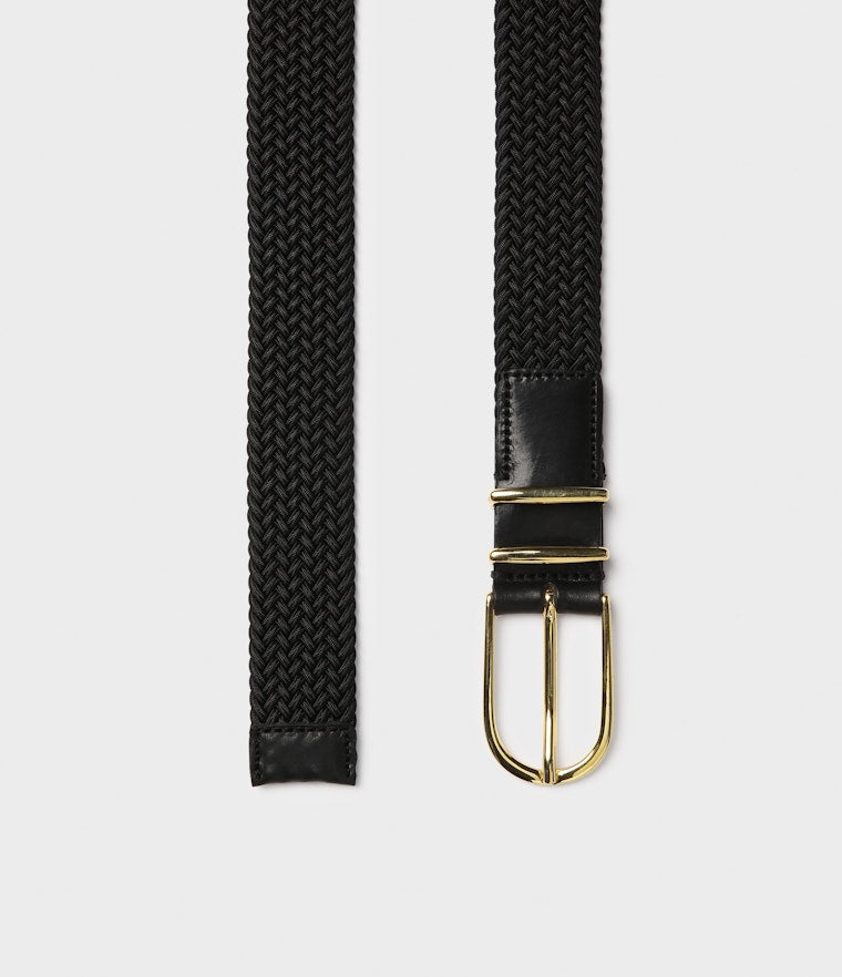 Saddler Mangola Textilbälte - Svart - 80