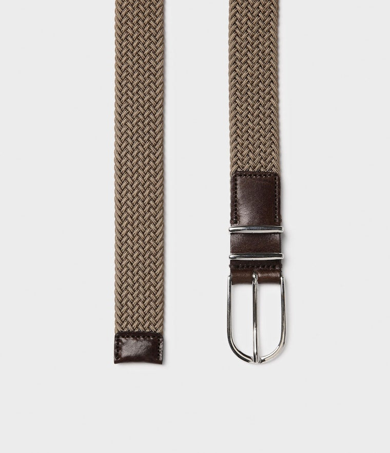 Saddler Mangola Textilbälte - Brun - 80