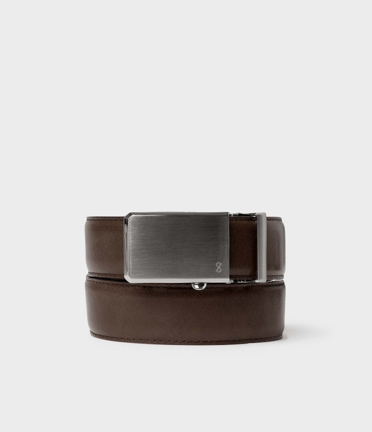 Saddler Moras Läderbälte - Mörkbrun - 85