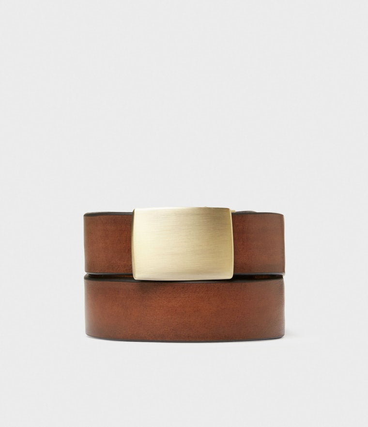 Saddler Tolken Läderbälte - Brun - 85