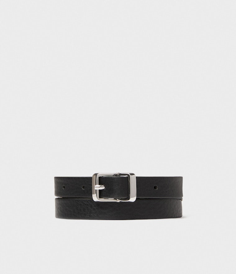 Saddler Strien Läderbälte - Svart - 130