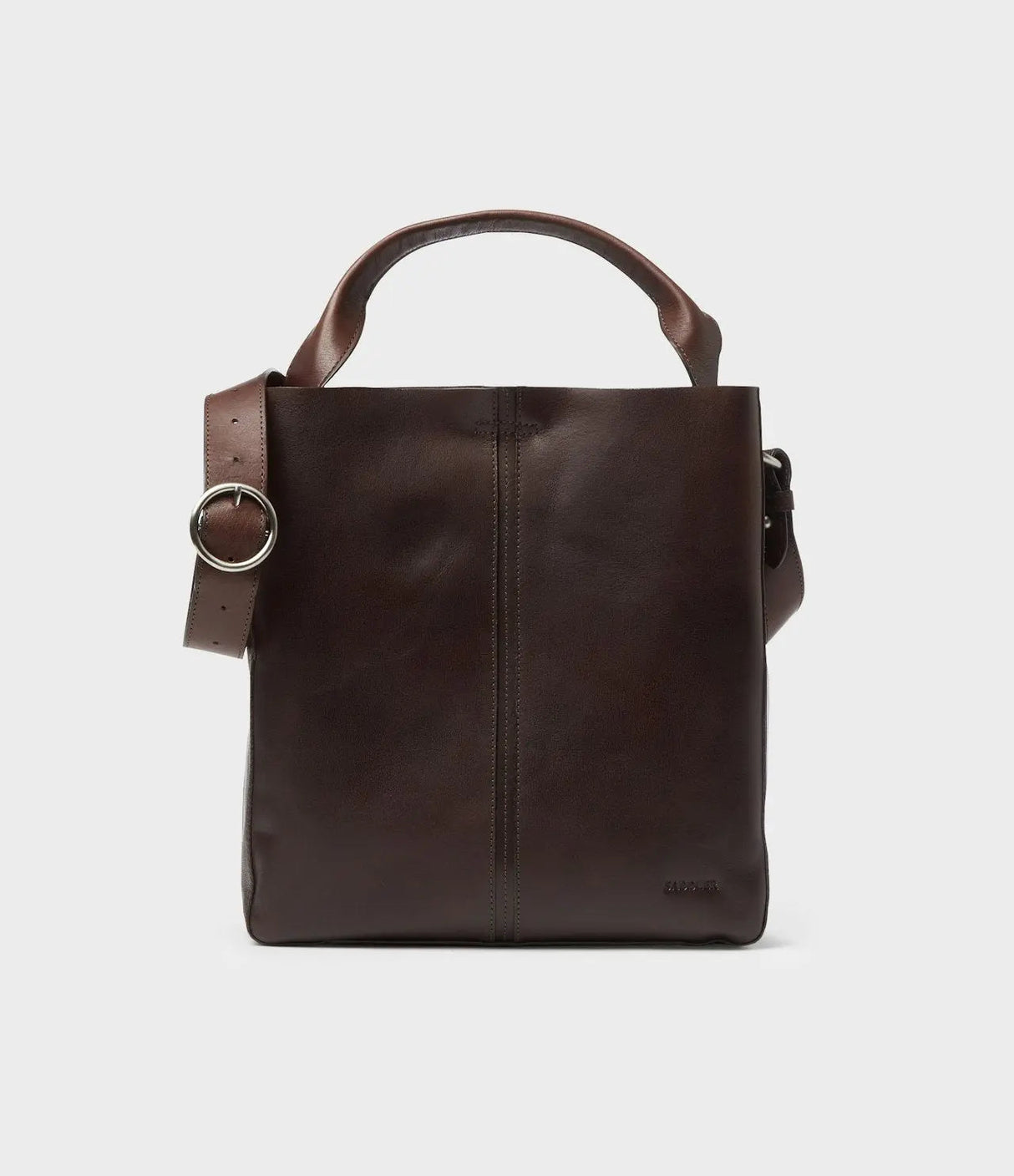 Saddler Elsa Tote bag - Mörkbrun - axelremsväska