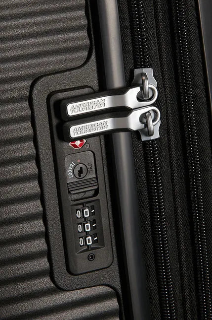 American Tourister Soundbox 55cm - Kabinväska Expanderbar Bass Black