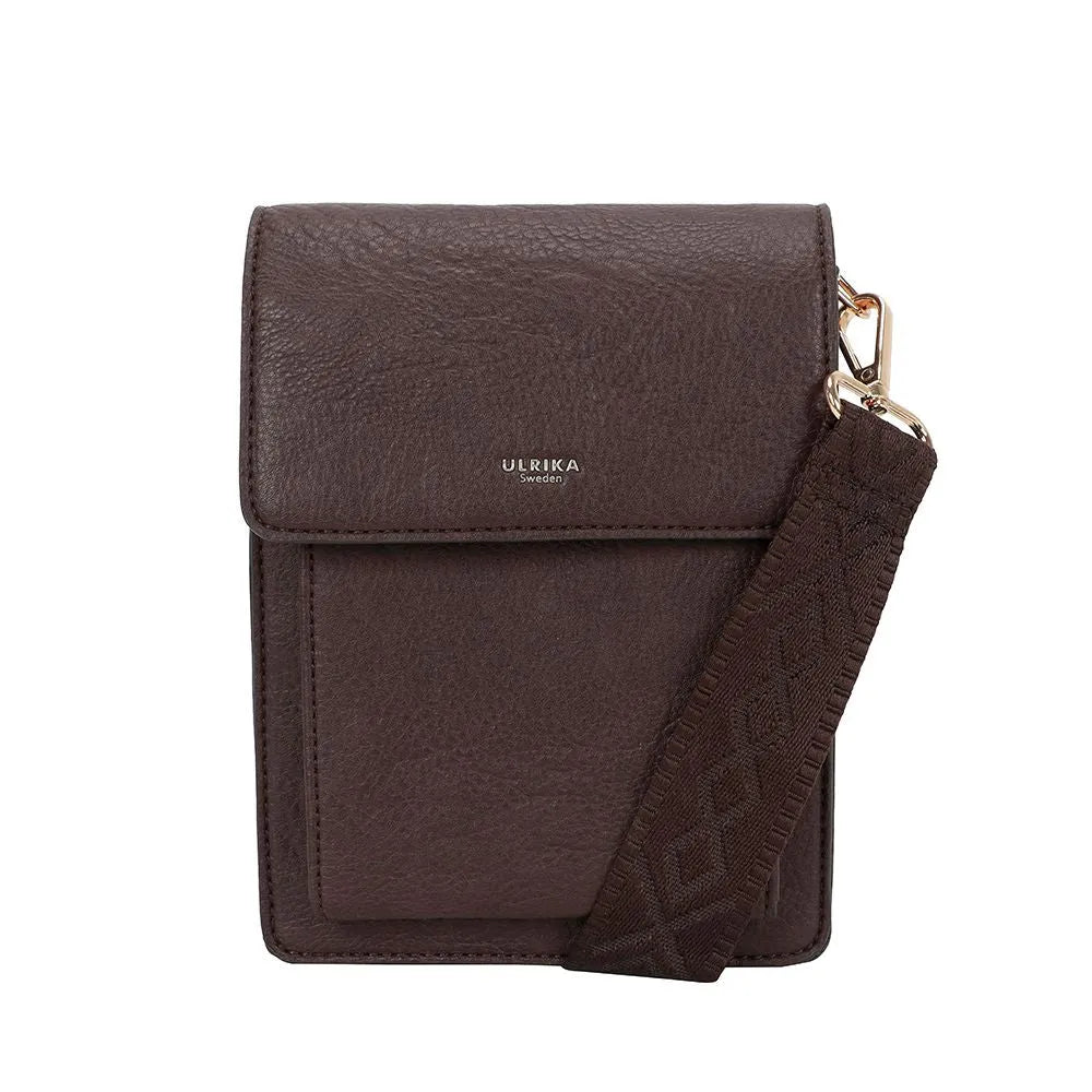 Ulrika Design Pocket Crossbodyväska - Brun