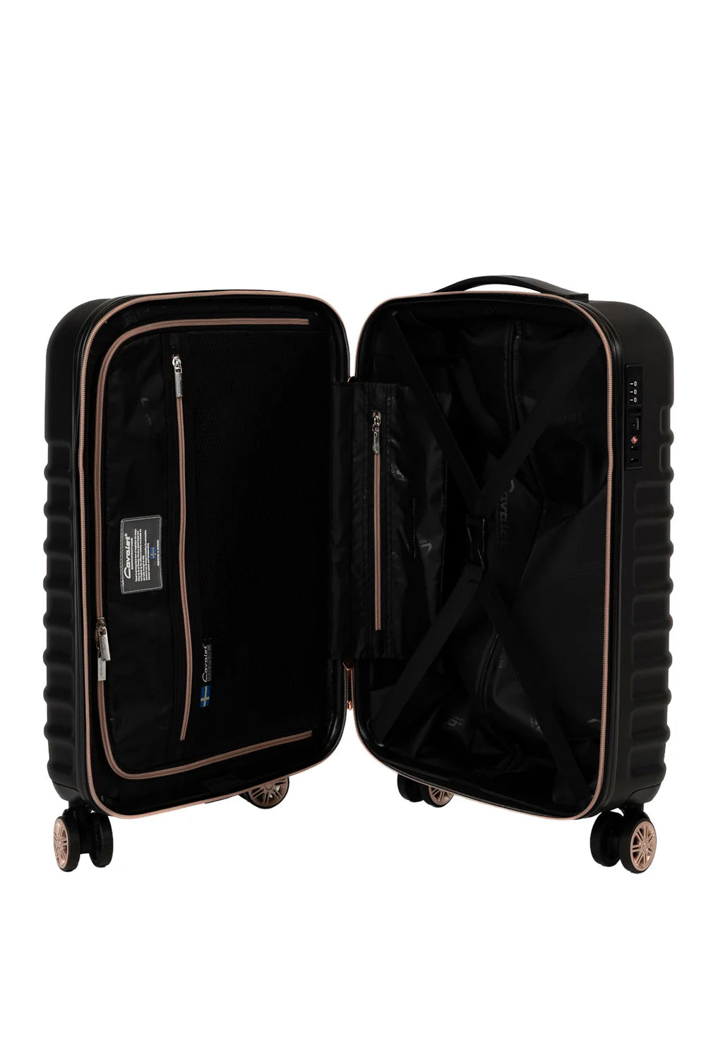 Cavalet Pasadena 54cm - Cabin Suitcase Black/Rose