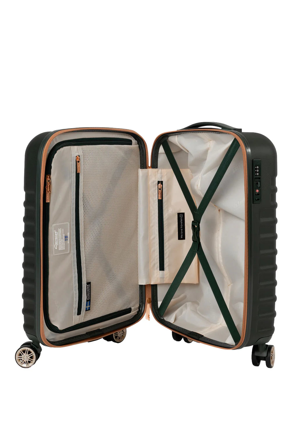 Cavalet Pasadena 54cm - Cabin Suitcase Forrest Green/Bronze