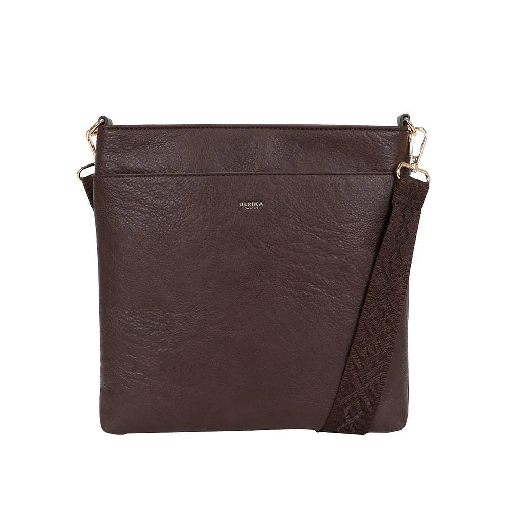 Ulrika Design Pocket Crossbodyväska - Brun - Axelremsväska