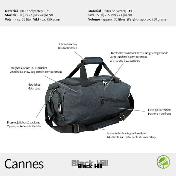 Blackhill Cannes Weekendbag - duffelväska