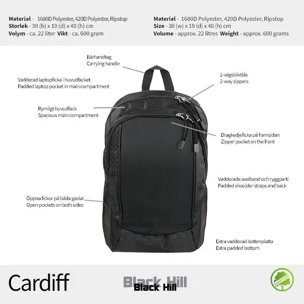 Blackhill Cardiff Ryggsäck - Ryggsäck