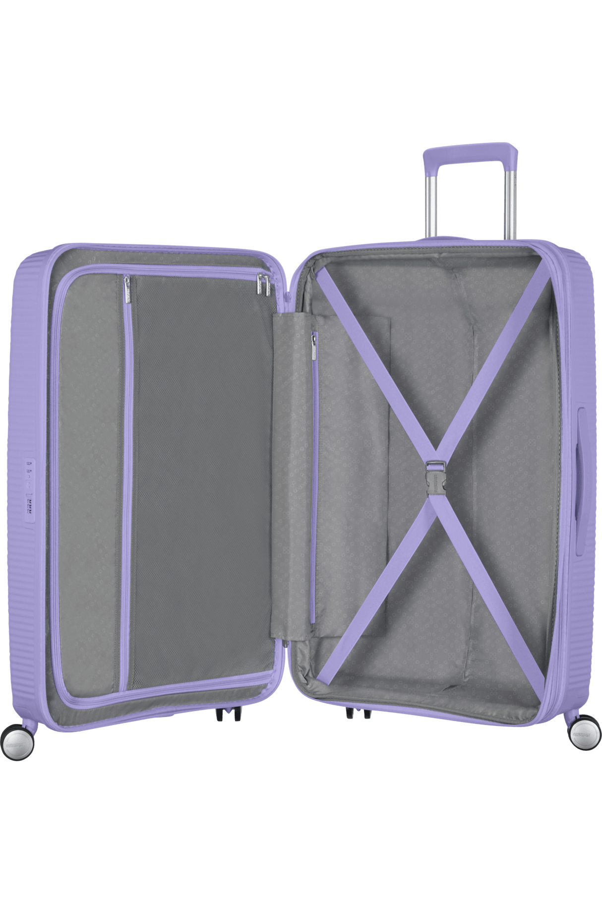 American Tourister Soundbox 77cm - Stor Expanderbar Lavender