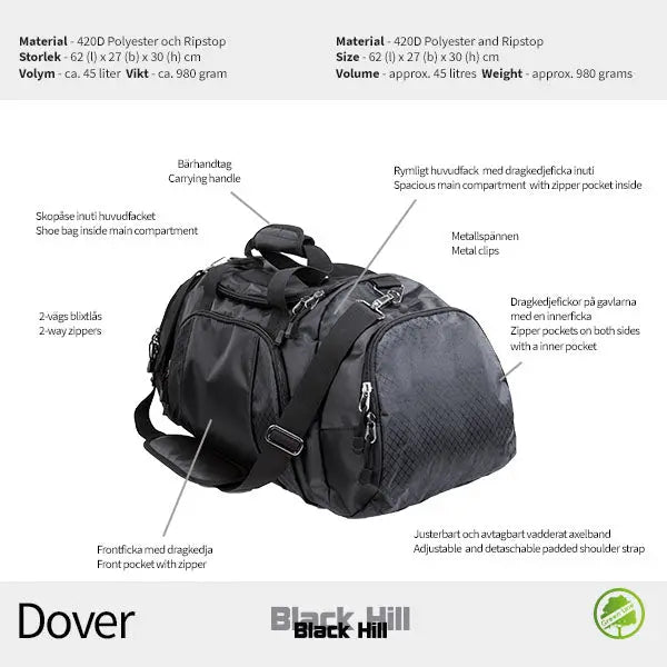 Blackhill Dover Sportväska - duffelväska