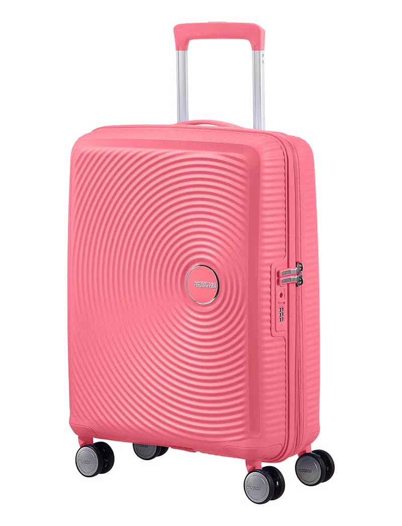 American Tourister Soundbox 55cm - Kabinväska Expanderbar Sun Kissed Coral