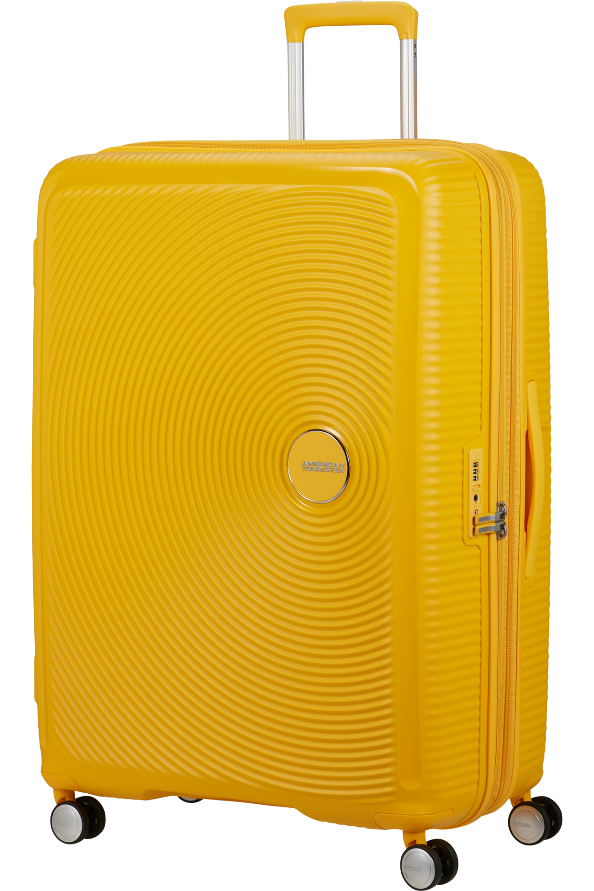 American Tourister Soundbox 80 cm - Extra stor expanderbar Golden Yellow