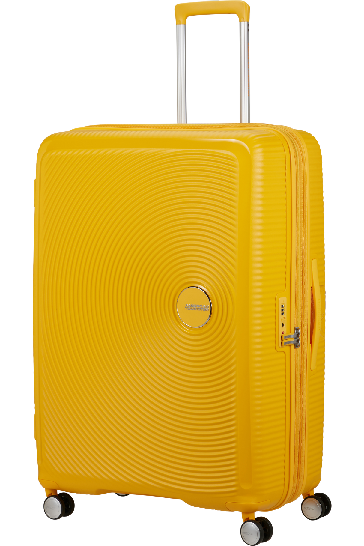 American Tourister Soundbox 80 cm - Extra stor expanderbar Golden Yellow