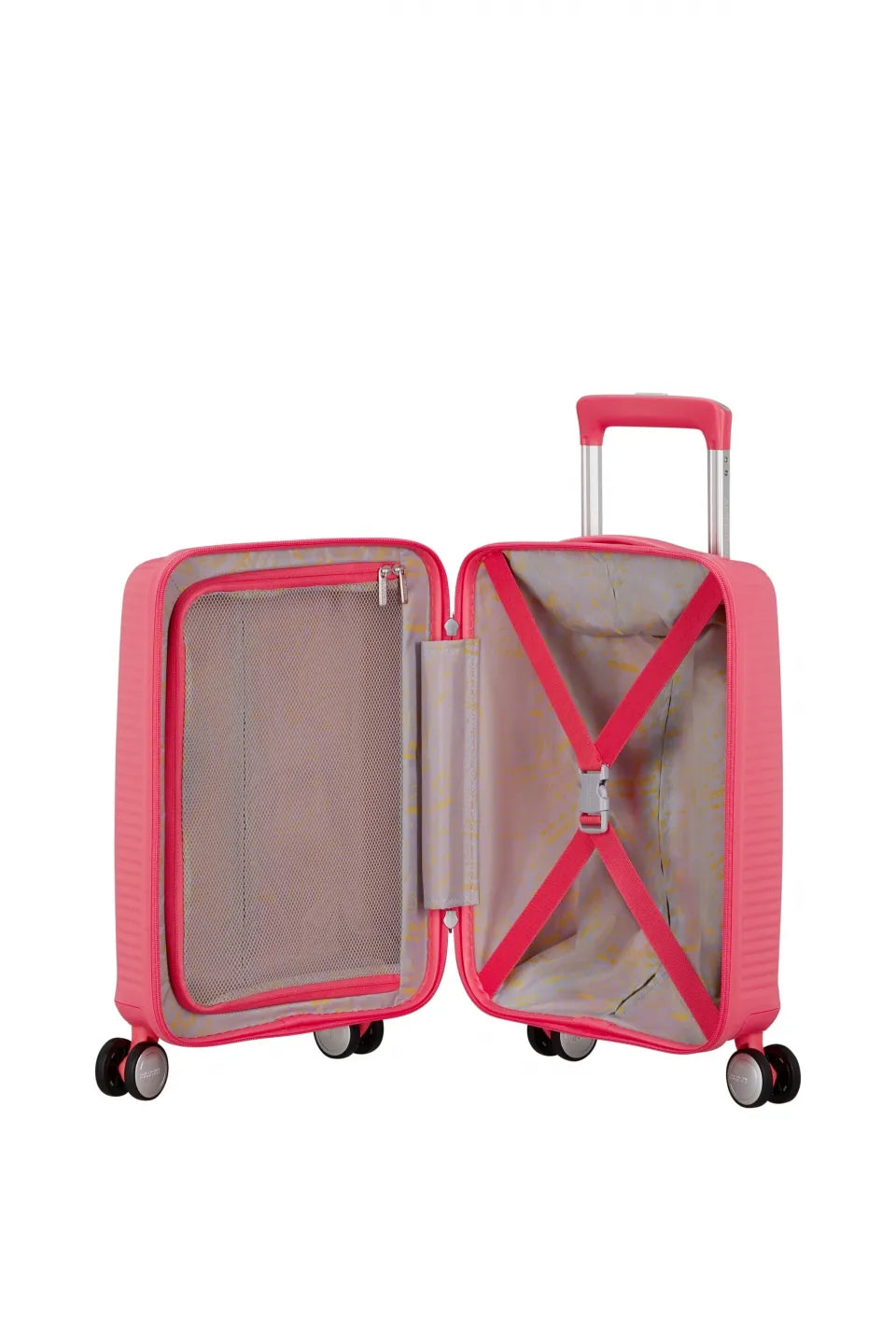 American Tourister Soundbox Mini - Cabin Suitcase Sun Kissed Coral