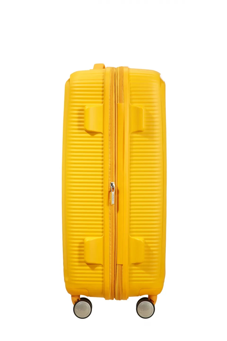 American Tourister Soundbox 67cm - Mellanstor Expanderbar Golden Yellow