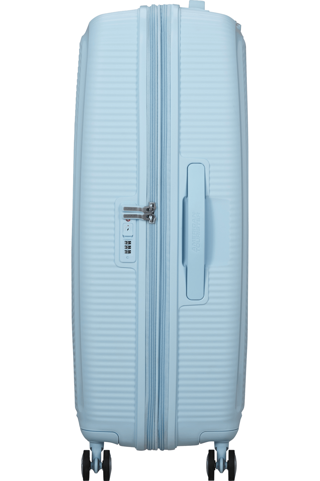 American Tourister Soundbox 77cm - Stor Expanderbar Pastel Blue