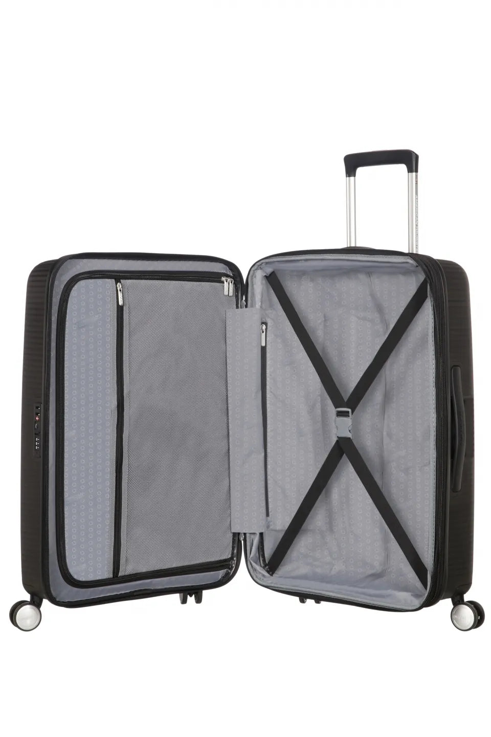 American Tourister Soundbox 67cm - Mellanstor Expanderbar Bass Black