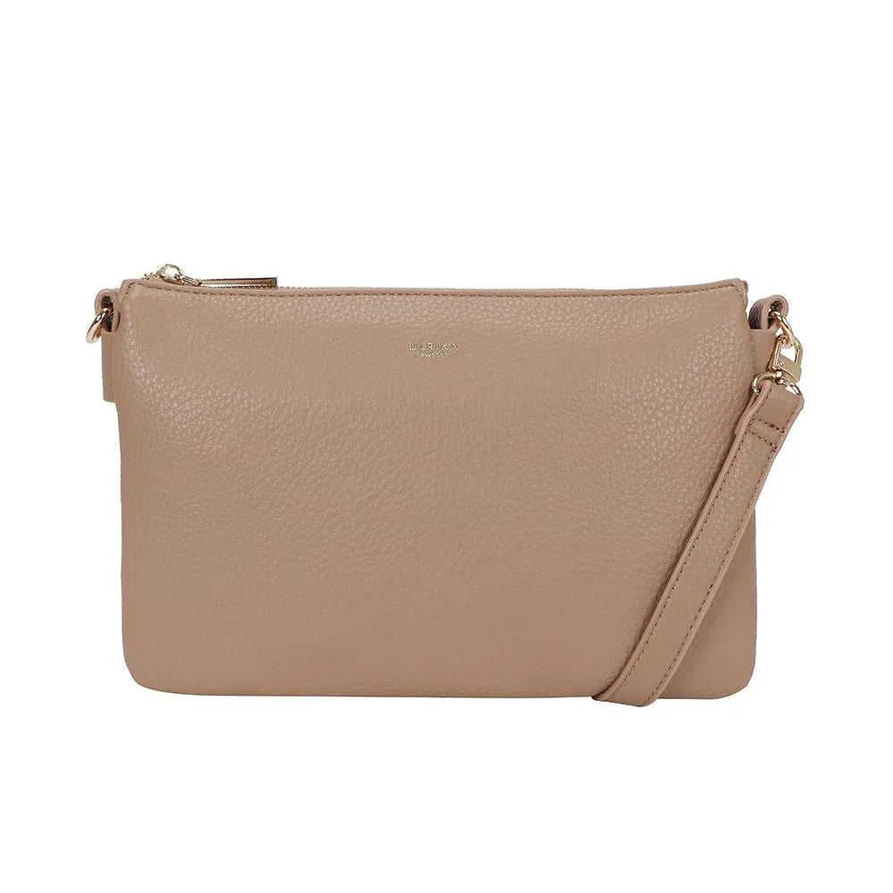 Ulrika Design Dollar Handväska - Taupe - Handväska