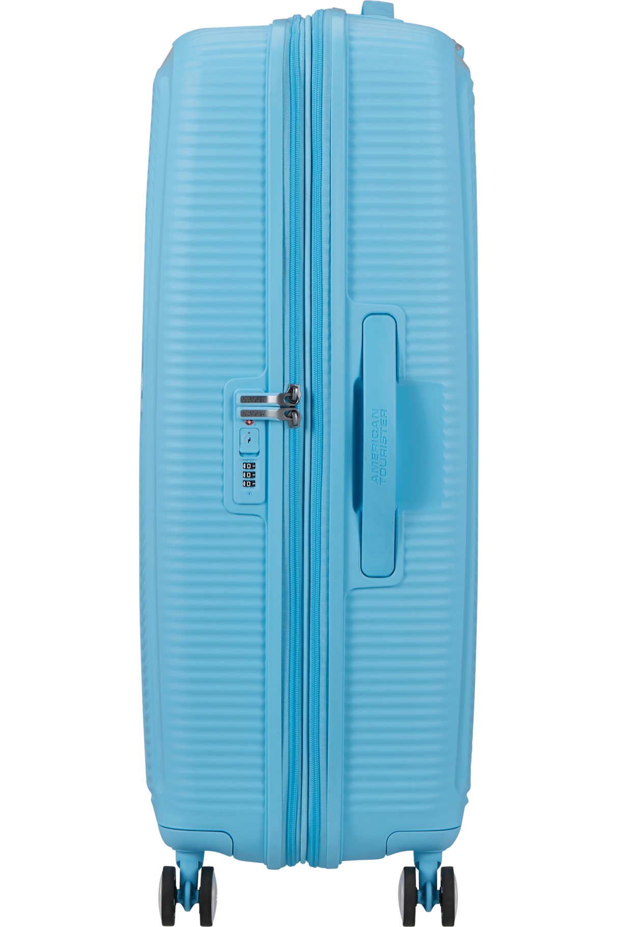 American Tourister Soundbox 77cm - Stor Expanderbar Blueberry Fizz