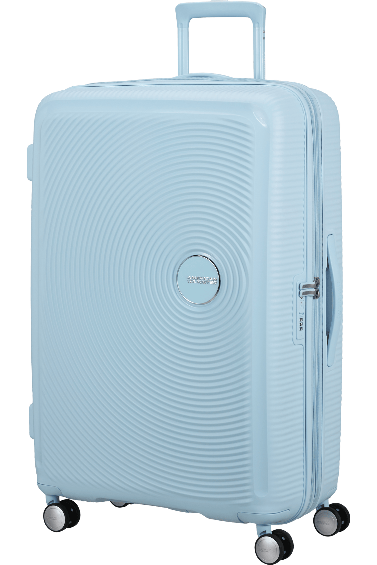 American Tourister Soundbox 77cm - Stor Expanderbar Pastel Blue