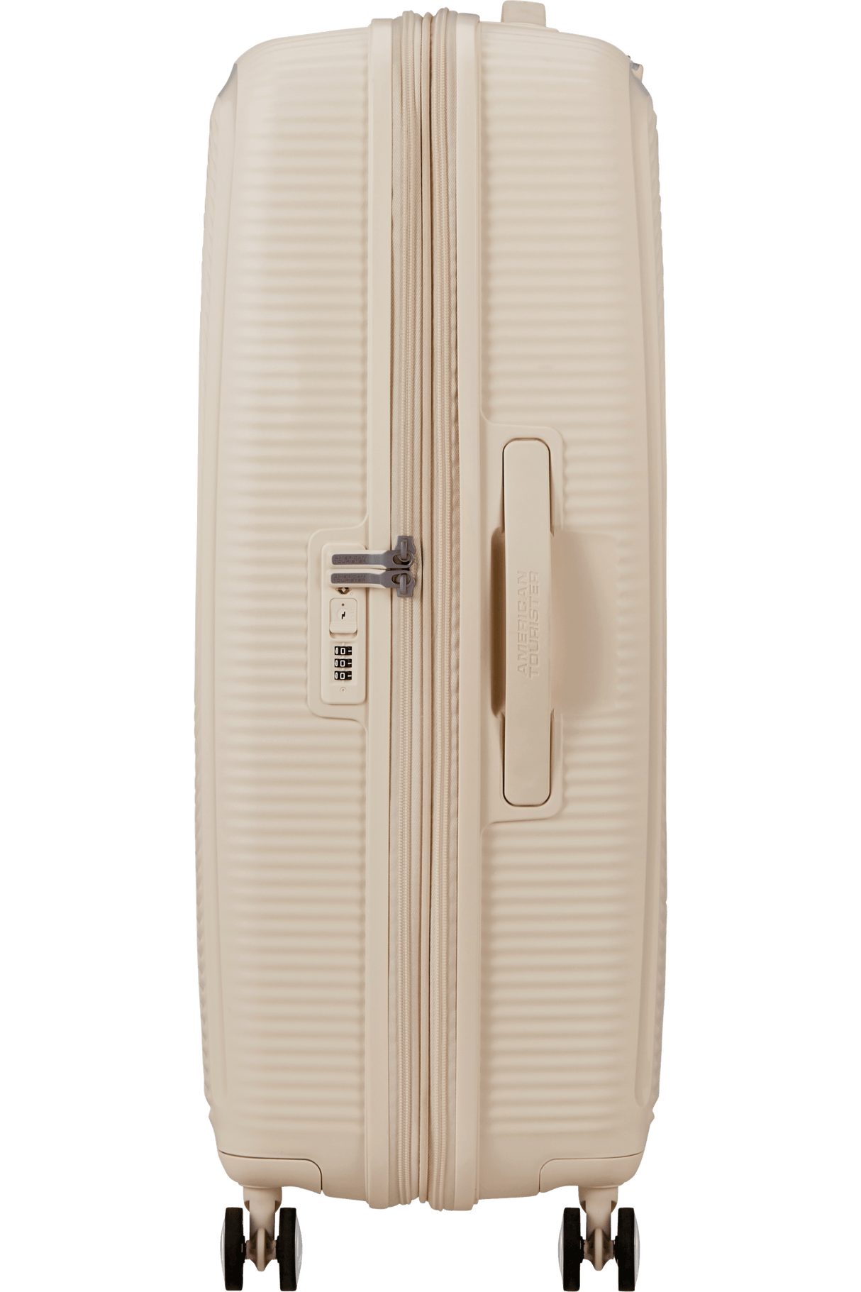 American Tourister Soundbox 77cm - Stor Expanderbar Coconut Sand