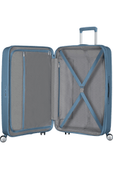 American Tourister Soundbox 77cm - Stor Expanderbar Stone Blue