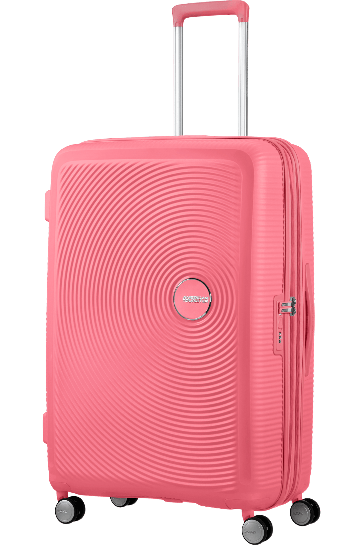 American Tourister Soundbox 77cm - Stor Expanderbar Sun Kissed Coral