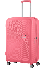 American Tourister Soundbox 77cm - Stor Expanderbar Sun Kissed Coral