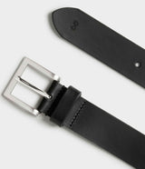 Saddler Bogense Läderbälte - Svart - 85