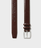 Saddler Roskilde Läderbälte - Mörkbrun - 85